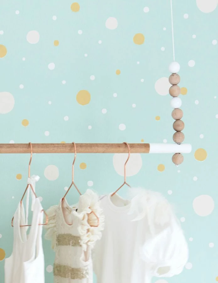 Tapete Confetti Pastelltürkis 3 Tapete Confetti Pastelltürkis