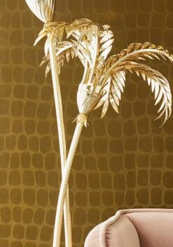 Tapete Croco Velvet Grünbraun 11 Tapete Croco Velvet Grünbraun -Geschaft Tapeten Croco Velvet B 821911 2880x1440