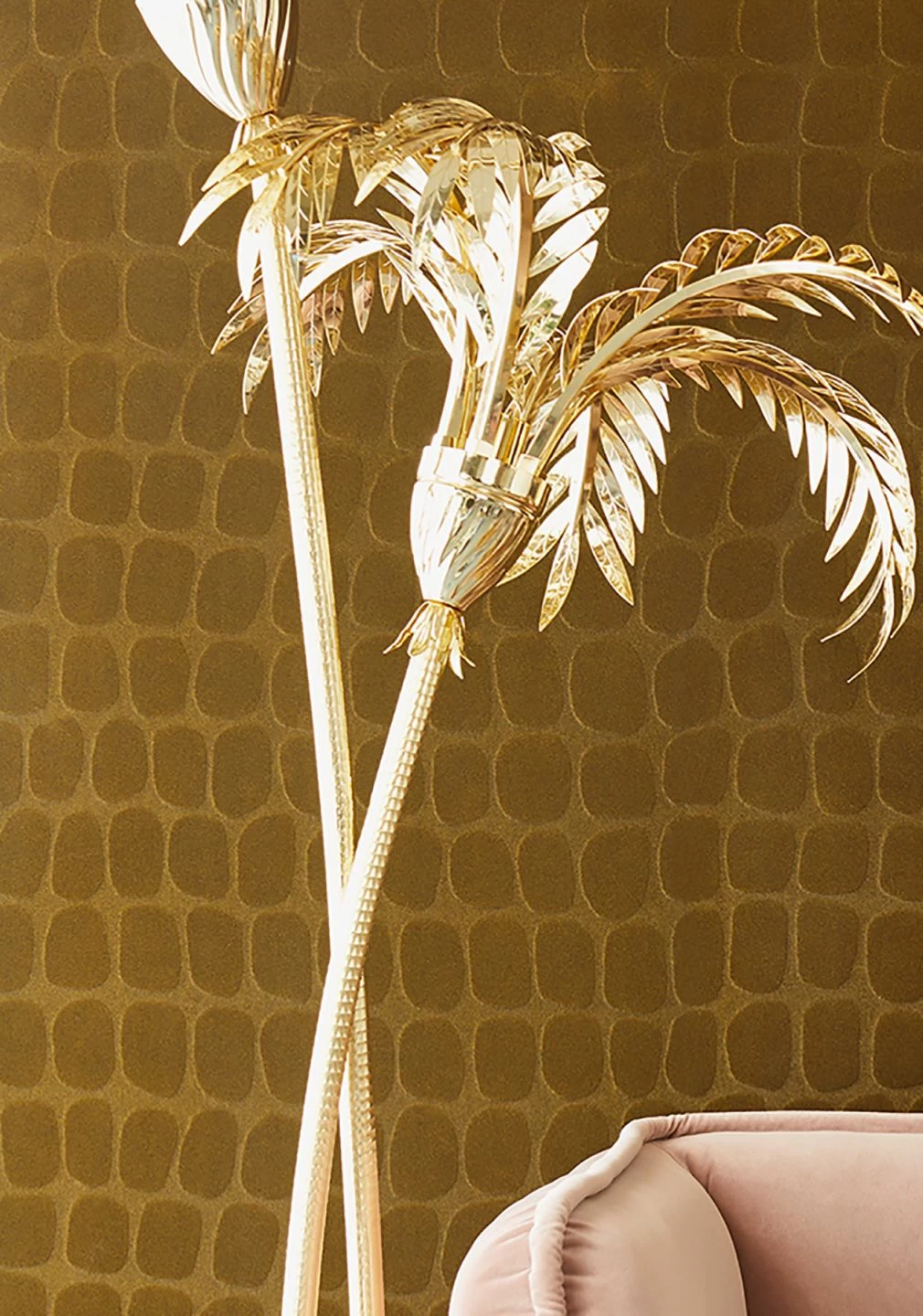 Tapete Croco Velvet Grünbraun 7 Tapete Croco Velvet Grünbraun – Bild 5