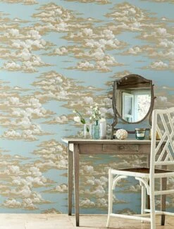 Tapete Dante Weissblau -Geschaft Tapeten Dante B 462591 2880x1440