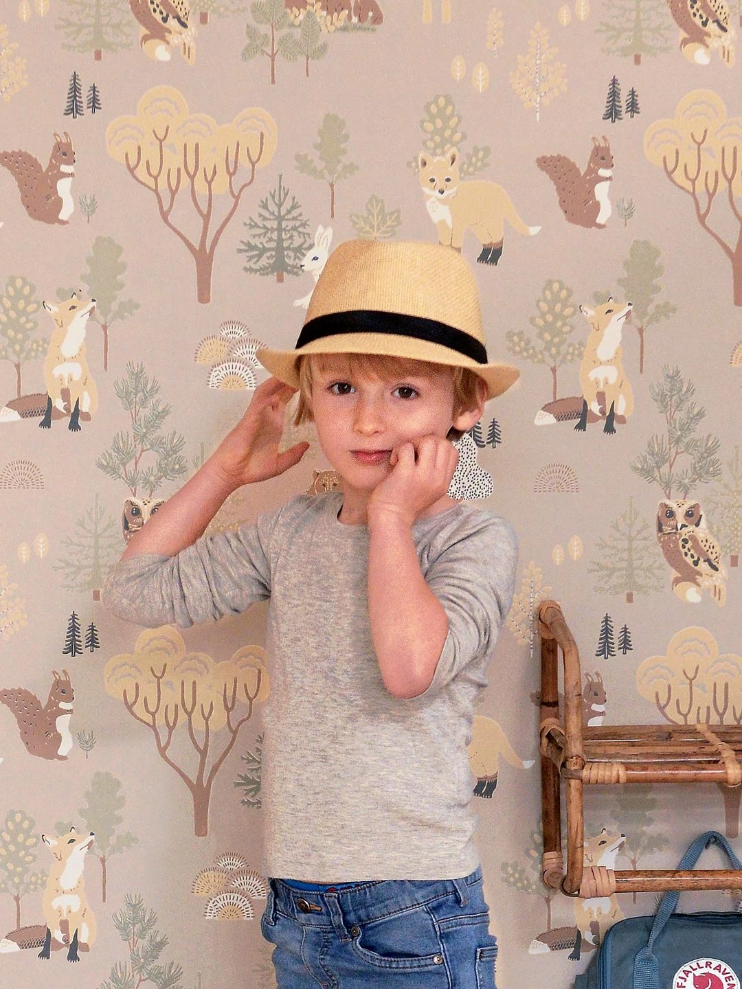 Tapete Deep Forest Hellgraubeige 3 Tapete Deep Forest Hellgraubeige