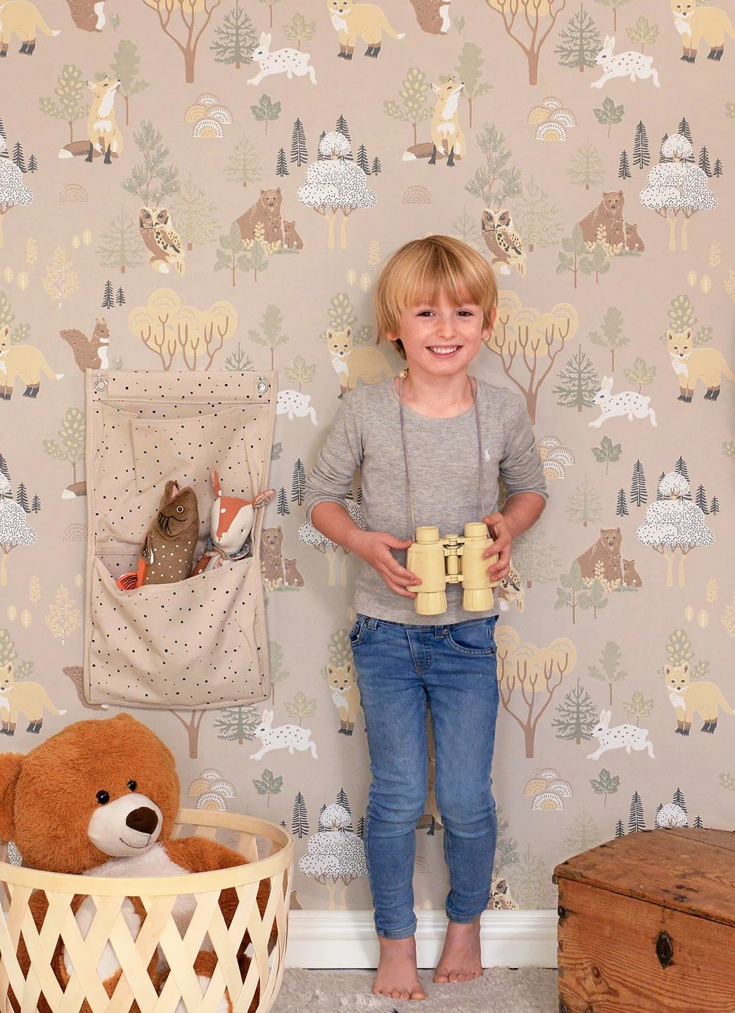 Tapete Deep Forest Hellgraubeige 6 Tapete Deep Forest Hellgraubeige – Bild 4