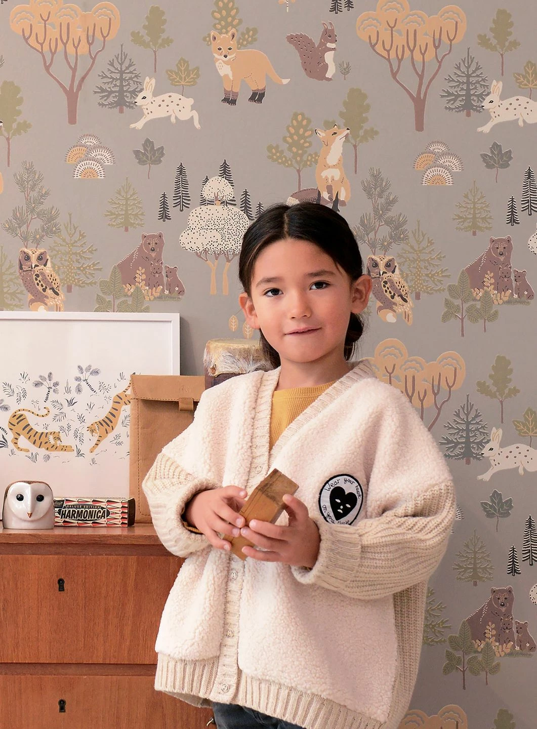 Tapete Deep Forest Grau 5 Tapete Deep Forest Grau – Bild 3