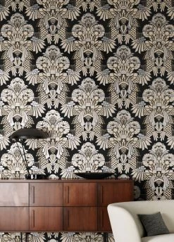 Tapete Demetrius Silber Schimmer -Geschaft Tapeten Demetrius B 625731 2880x1440