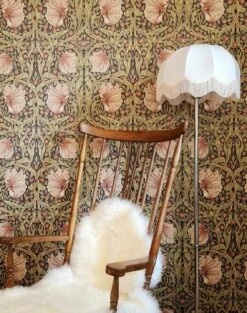 Tapete Despina Grünbeige -Geschaft Tapeten Despina W 461501 2880x1440