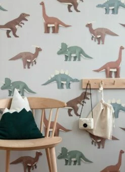 Wandbild Dinosaur 01 Hellgrau -Geschaft Tapeten Dinosaur 01 B 310281 2880x1440