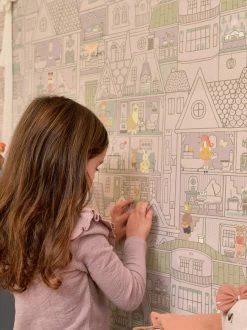 Tapete Dollhouse Grauviolett -Geschaft Tapeten Dollhouse B 389351 2880x1440