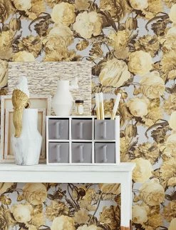 Tapete Doriana Blassgelb 9 Tapete Doriana Blassgelb -Geschaft Tapeten Doriana B 821274 2880x1440