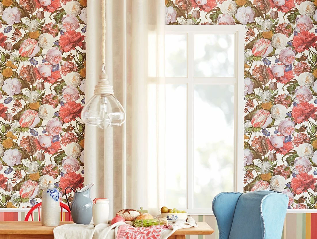 Tapete Doriana Erdbeerrot 5 Tapete Doriana Erdbeerrot – Bild 4