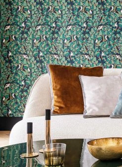 Tapete Dorothy Türkisgrün -Geschaft Tapeten Dorothy C 864352 2880x1440