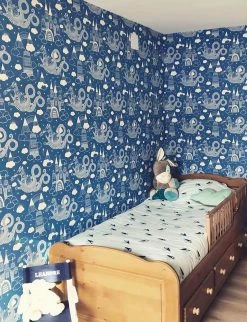 Tapete Drakhimlen Himmelblau 11 Tapete Drakhimlen Himmelblau -Geschaft Tapeten Drakhimlen K 389031 2880x1440