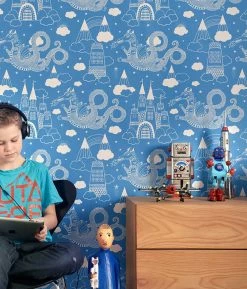 Tapete Drakhimlen Himmelblau 10 Tapete Drakhimlen Himmelblau -Geschaft Tapeten Drakhimlen 389031 C 2880x1440