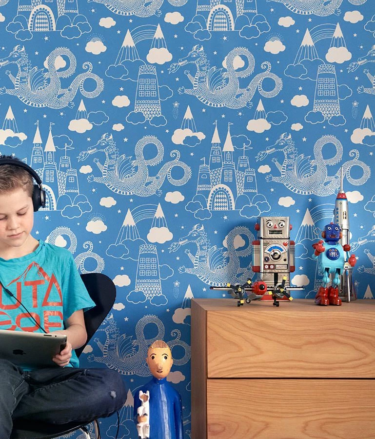 Tapete Drakhimlen Himmelblau 6 Tapete Drakhimlen Himmelblau – Bild 4