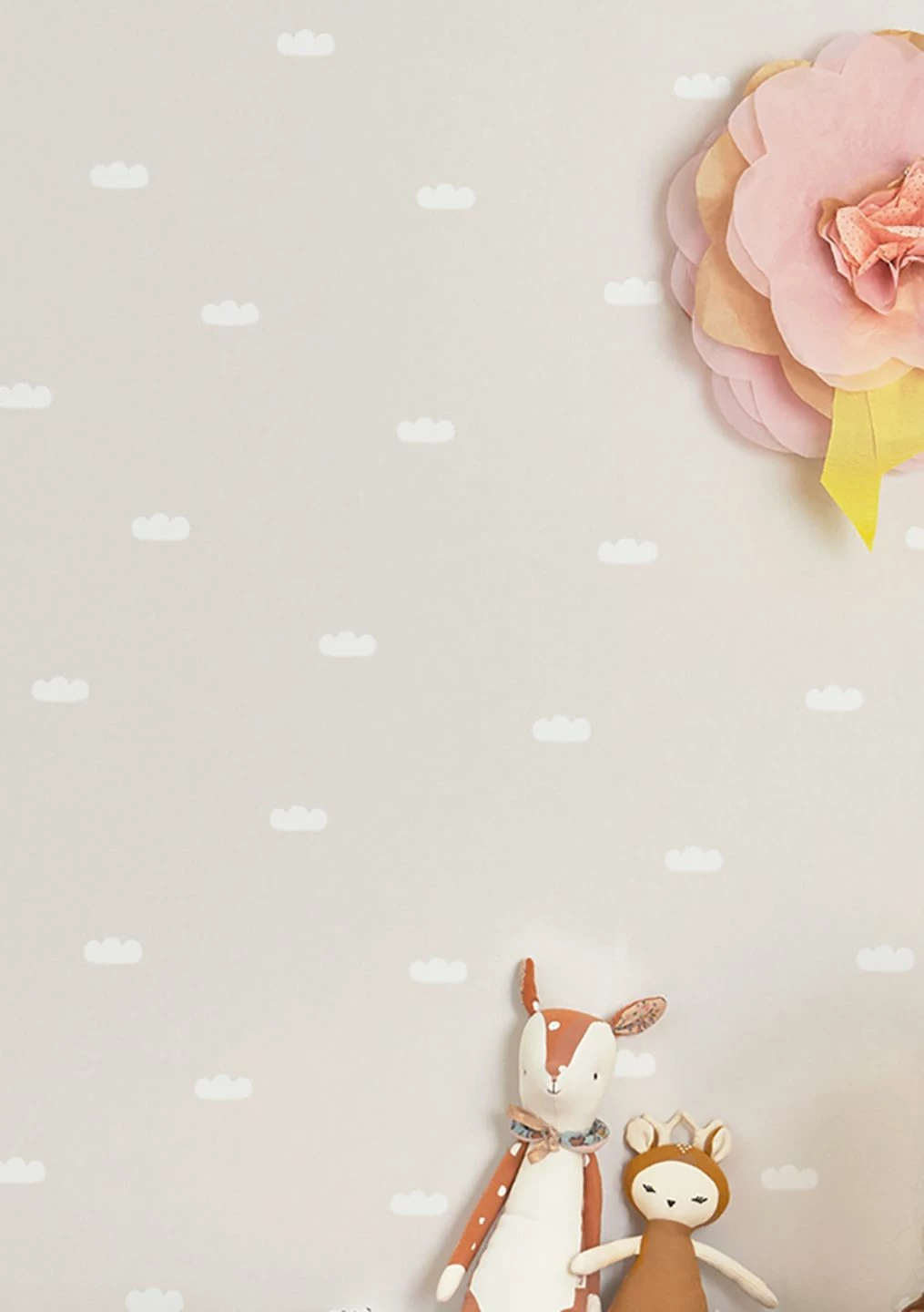 Tapete Dreamy Clouds Creme 3 Tapete Dreamy Clouds Creme