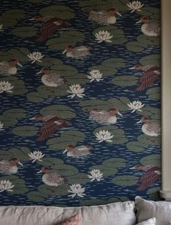 Tapete Duck Lake Graublau 9 Tapete Duck Lake Graublau -Geschaft Tapeten Duck Lake B 975101 2880x1440