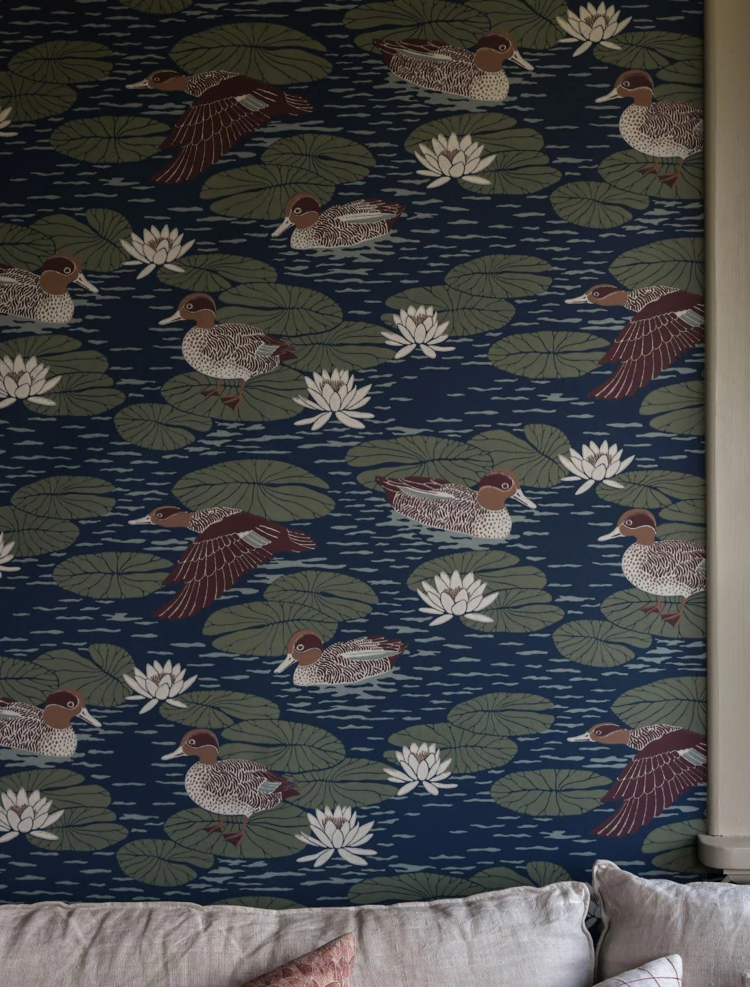 Tapete Duck Lake Graublau 6 Tapete Duck Lake Graublau – Bild 4