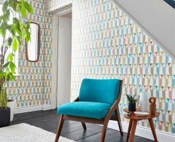 Tapete Eledra Türkisblau 10 Tapete Eledra Türkisblau -Geschaft Tapeten Eledra B 462281 2880x1440