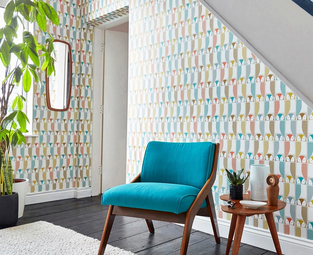 Tapete Eledra Türkisblau 6 Tapete Eledra Türkisblau – Bild 4