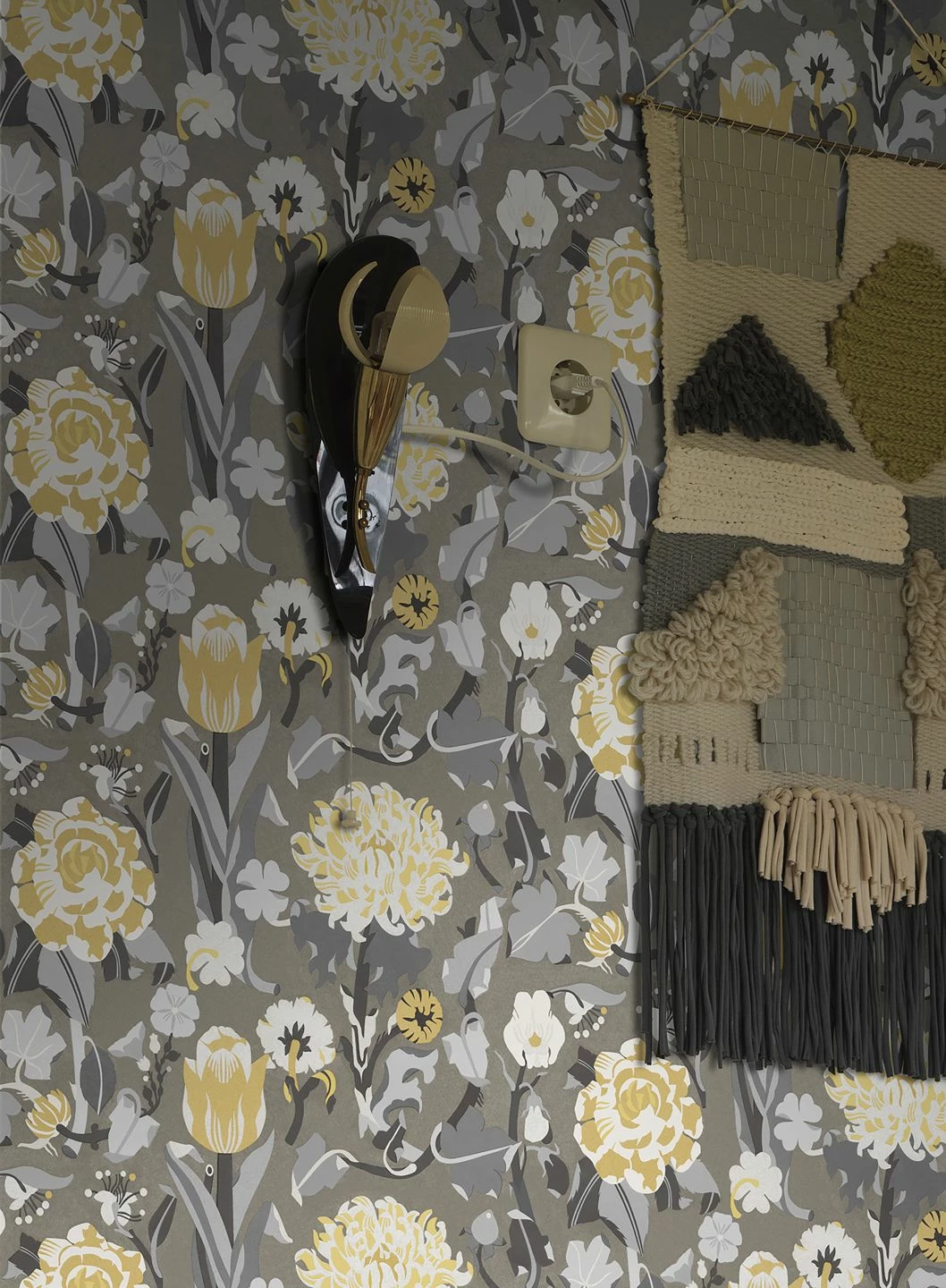 Tapete Eleonore Sandgelb 3 Tapete Eleonore Sandgelb