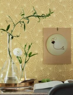Tapete Elma Sandgelb