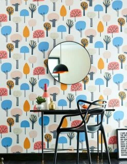 Tapete Elora Blau -Geschaft Tapeten Elora B 462291 2880x1440