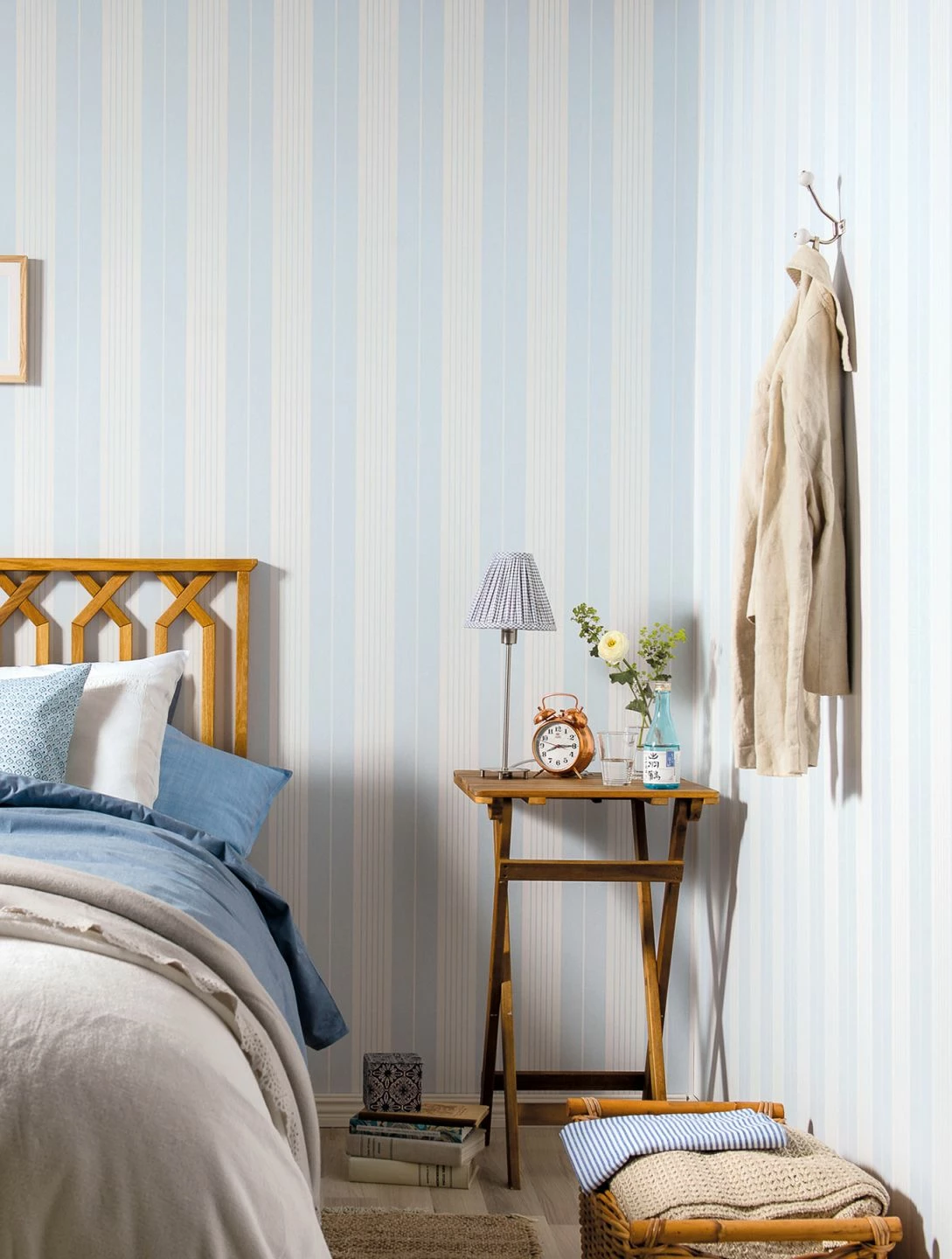 Tapete Elton Zartblau 3 Tapete Elton Zartblau