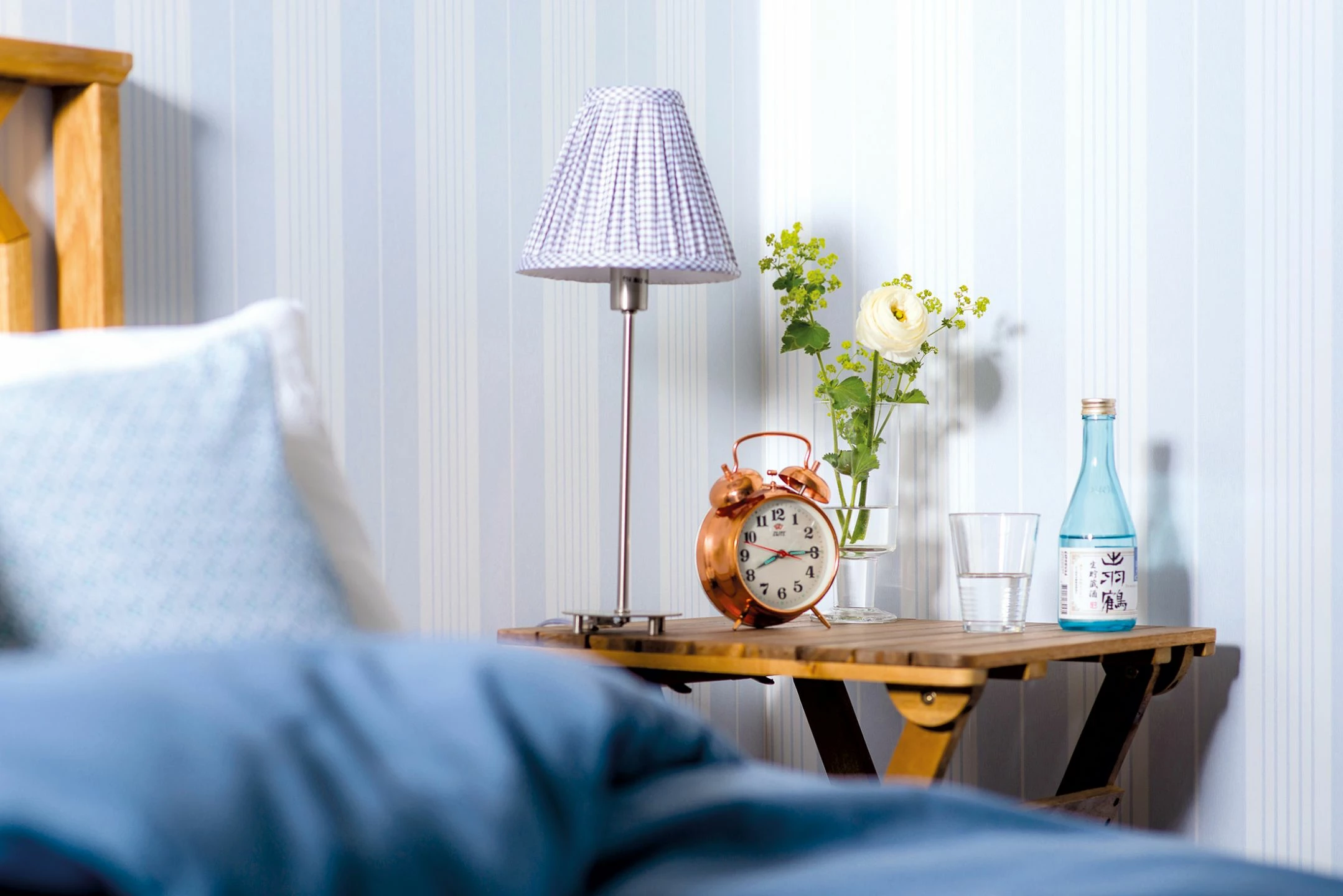 Tapete Elton Zartblau 6 Tapete Elton Zartblau – Bild 4