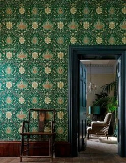 Tapete Embry Kieferngrün -Geschaft Tapeten Embry B 462361 2880x1440