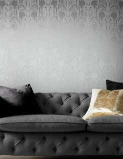 Tapete Emilia Silber 7 Tapete Emilia Silber -Geschaft Tapeten Emilia 431081 2880x1440