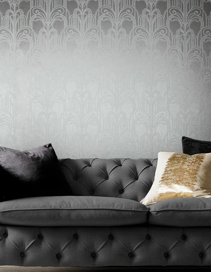Tapete Emilia Silber 5 Tapete Emilia Silber – Bild 3