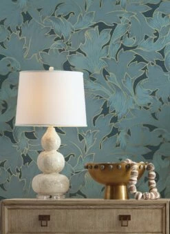 Tapete Epinal Blaugrau -Geschaft Tapeten Epinal B 790324 2880x1440