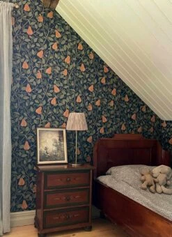 Tapete Estelle Dunkelblau -Geschaft Tapeten Estelle P 485203 2880x1440