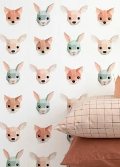 Tapete Forest Animals Blassbraun -Geschaft Tapeten Forest Animals A 310221 2880x1440