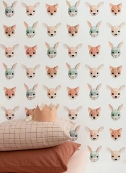 Tapete Forest Animals Blassbraun -Geschaft Tapeten Forest Animals B 310221 2880x1440