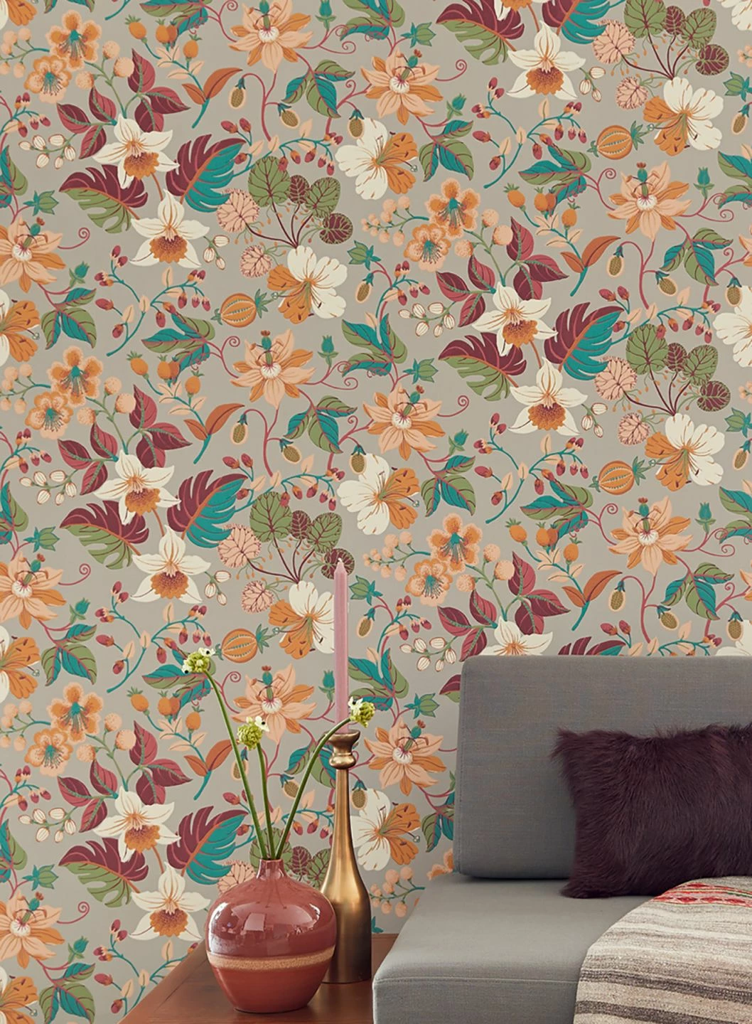 Tapete Frederika Pastellgelb 5 Tapete Frederika Pastellgelb – Bild 3