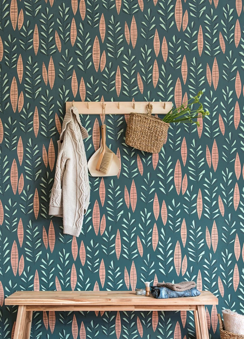 Tapete Garden City Blaugrün 6 Tapete Garden City Blaugrün – Bild 4