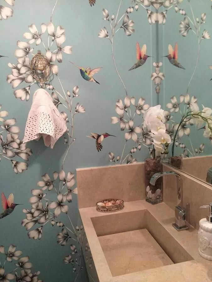 Tapete Gesine Pastelltürkis 3 Tapete Gesine Pastelltürkis