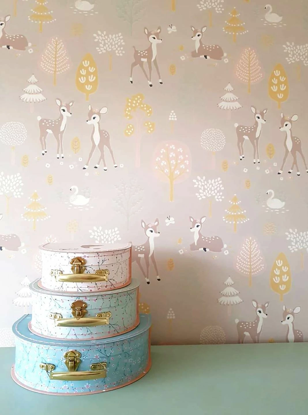 Tapete Golden Woods Pastellbraun 7 Tapete Golden Woods Pastellbraun – Bild 5