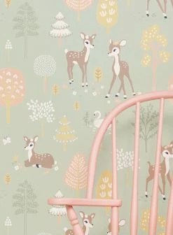 Tapete Golden Woods Blassgrün