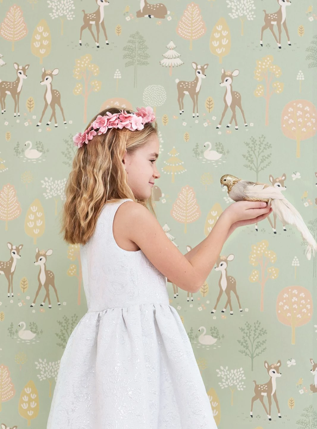 Tapete Golden Woods Blassgrün 6 Tapete Golden Woods Blassgrün – Bild 4