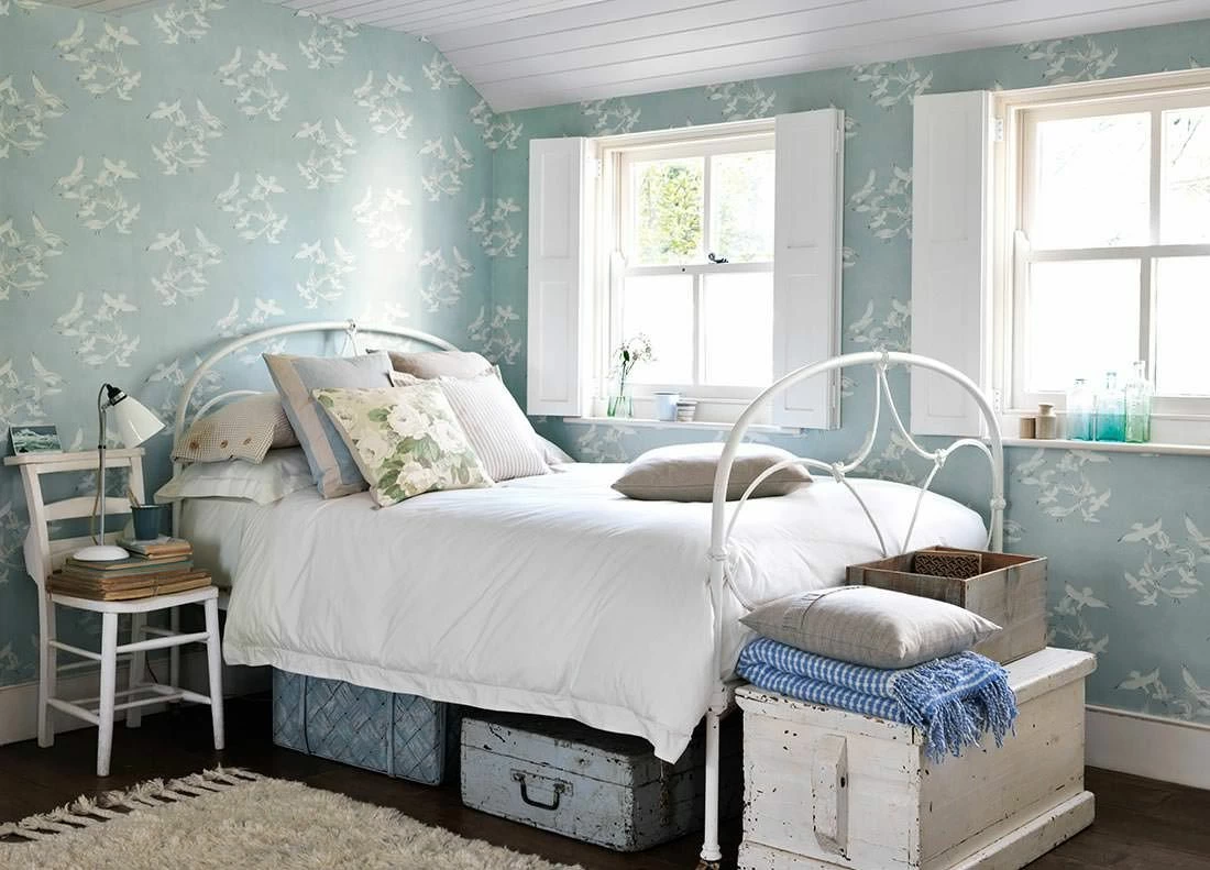 Tapete Greta Pastellhellblau 6 Tapete Greta Pastellhellblau – Bild 4