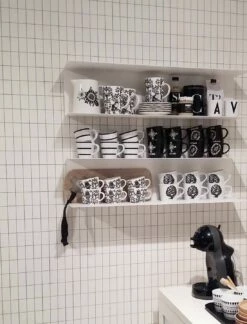 Ferm LIVING Tapete Grid Weiss -Geschaft Tapeten Grid B 420221 2880x1440