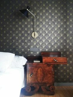 Tapete Helene Schwarzgrau -Geschaft Tapeten Helene K 431072 2880x1440