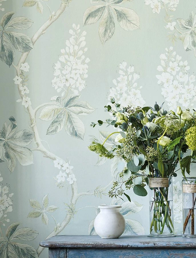 Tapete Hera Grünbeige 3 Tapete Hera Grünbeige