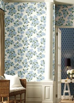 Tapete Hydrangea Weiss -Geschaft Tapeten Hydrangea B 790182 2880x1440