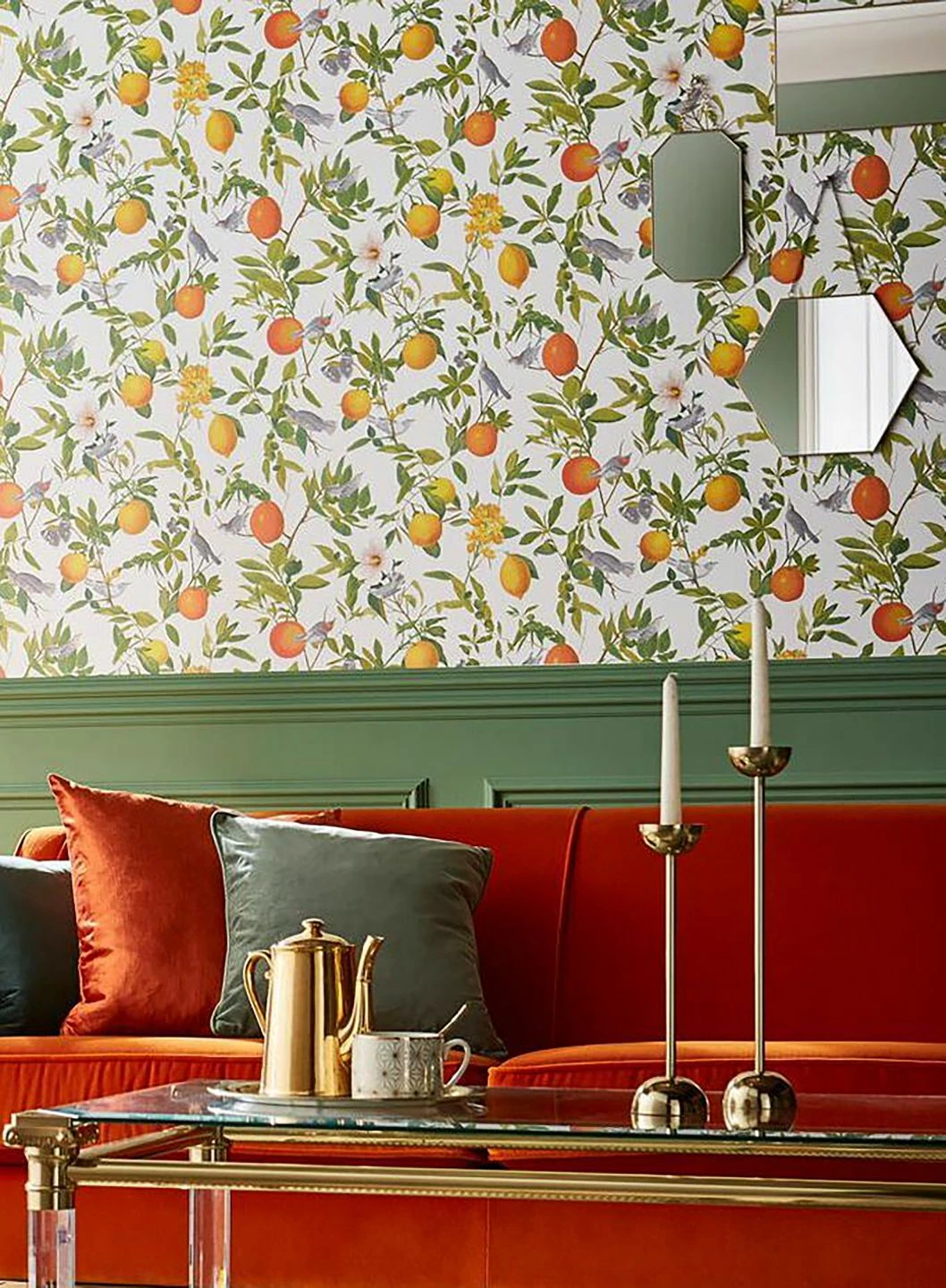 Tapete Imari Weiss 4 Tapete Imari Weiss – Bild 2