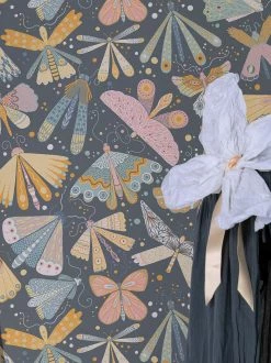 Tapete Ingrid Graublau