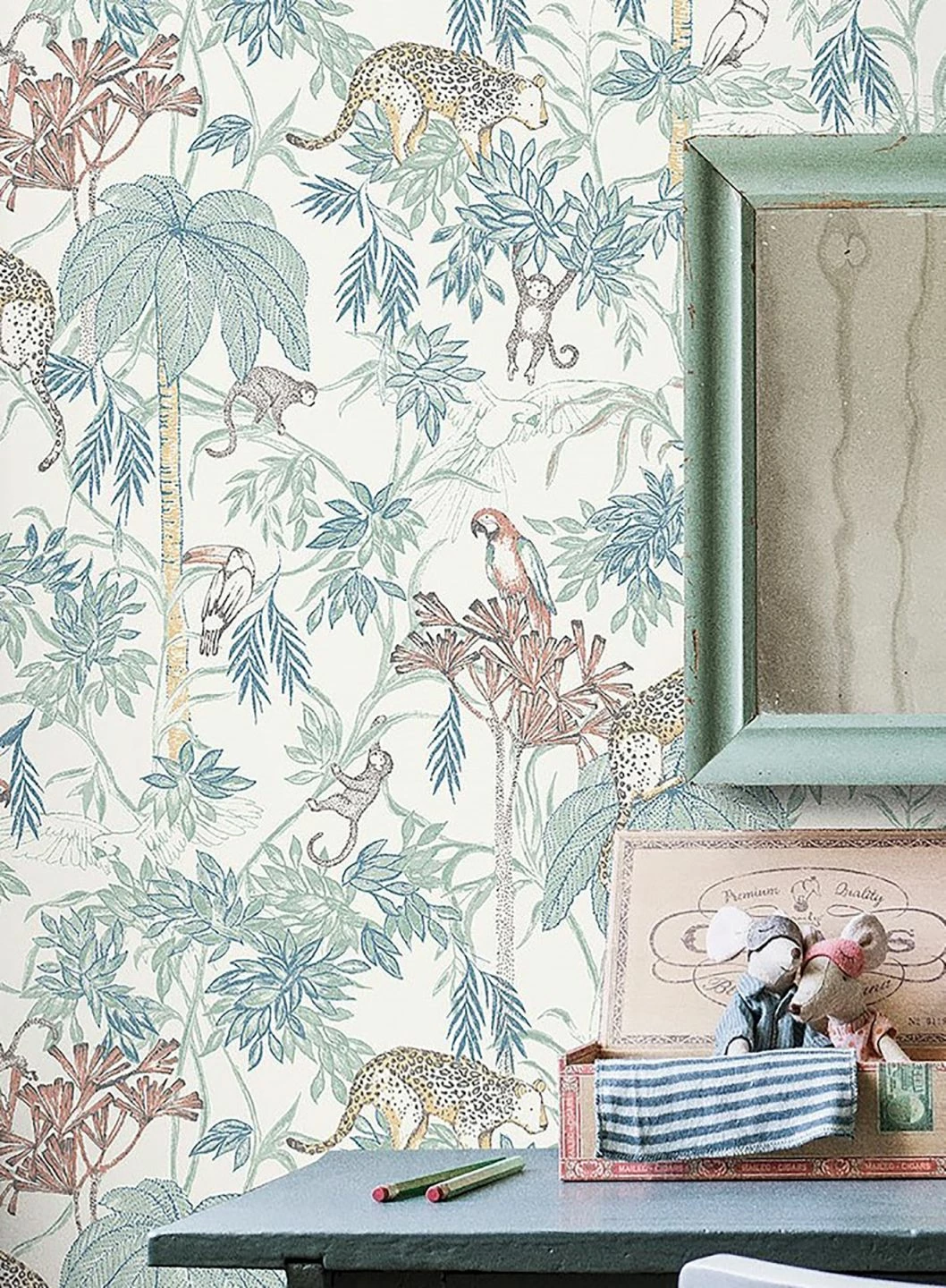 Tapete Ipanema Grünblau 3 Tapete Ipanema Grünblau