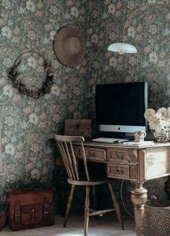 Tapete Isola Grünblau -Geschaft Tapeten Isola R 452031 2880x1440