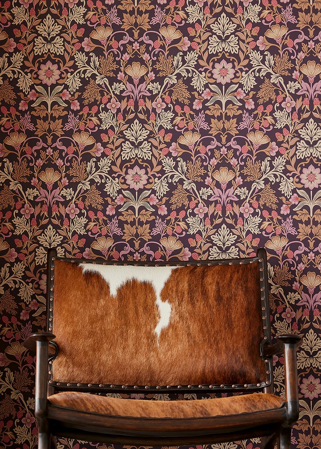 Tapete Josefin Schwarzrot 3 Tapete Josefin Schwarzrot